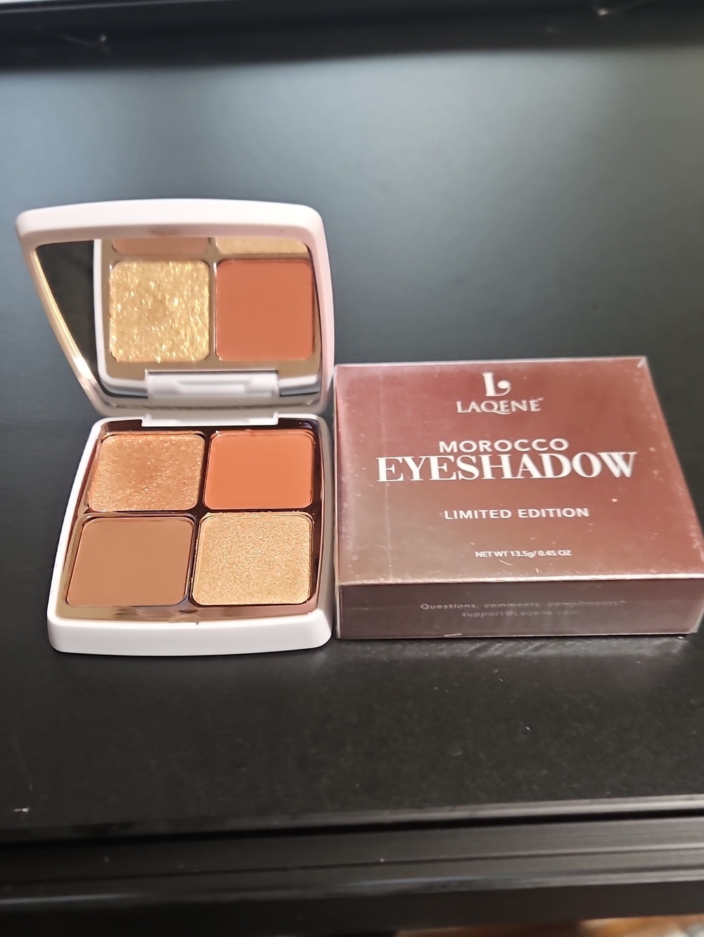Morocco Eyeshadow Palette - Warm Brown & Gold Quad